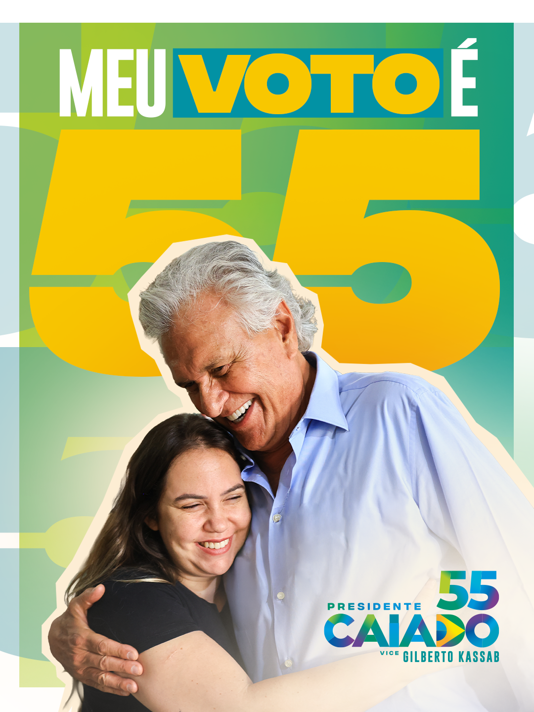 Meu voto é 55