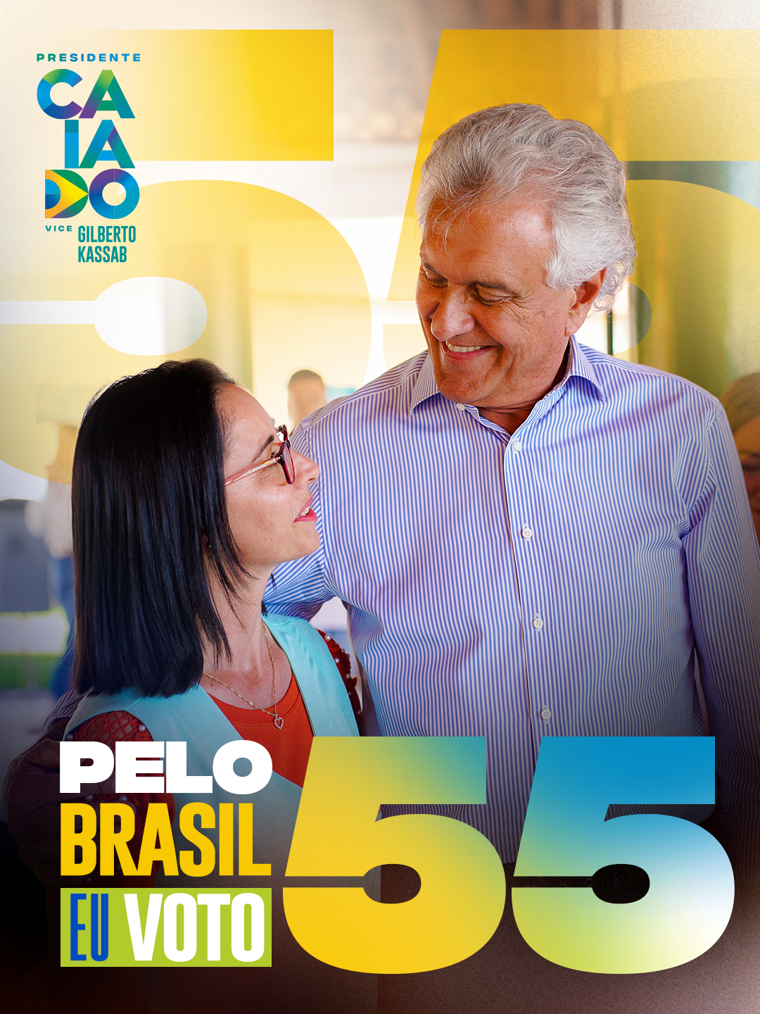 Pelo Brasil eu voto 55