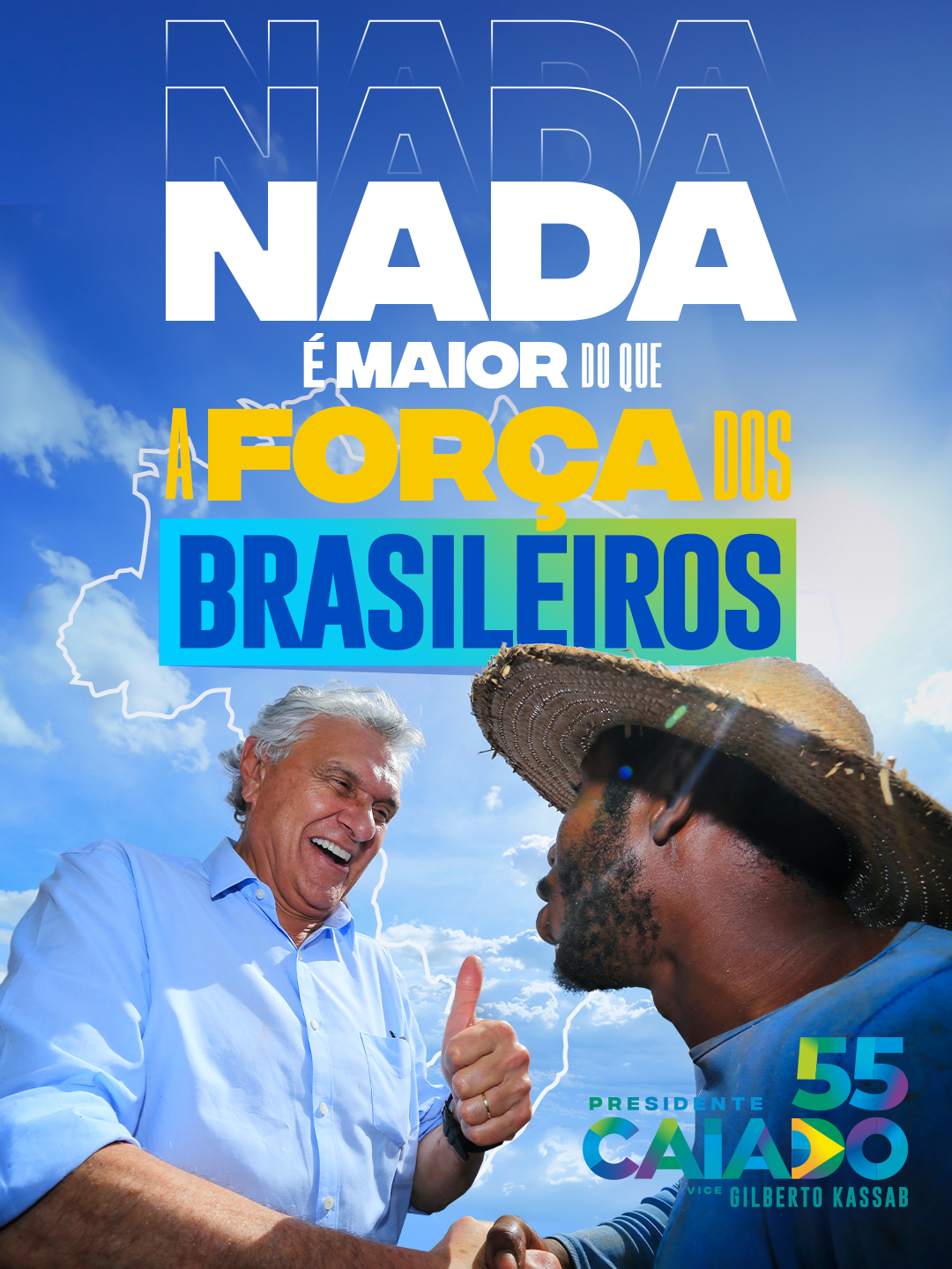 Nada é maior do que a força dos brasileiros